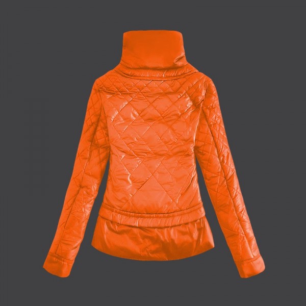 Moncler Donna Giù cappotto arancione Presa M1013